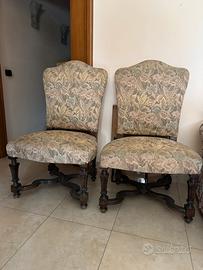 Sedie poltrone antiche