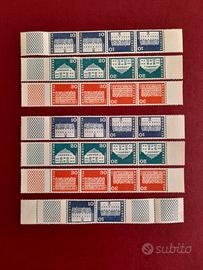 CH 1968  Monumenti Tète Béche 6 Qu. MNH