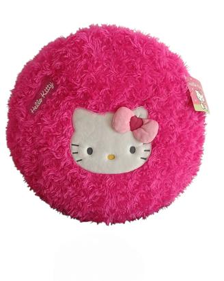 Cuscino fucsia Hello Kitty, nuovo con cartellino 