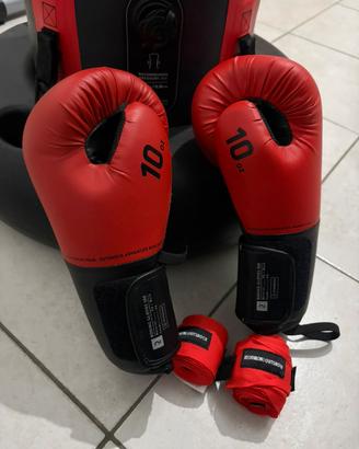 Sacco boxe da terra e guantoni outshock