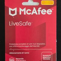 VPN & Antivirus McAfee LiveSafe (illimitato)