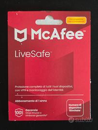 VPN & Antivirus McAfee LiveSafe (illimitato)