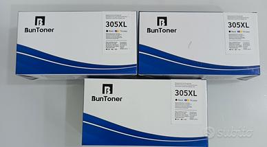 cartucce hp 305xl. 6 pezzi 