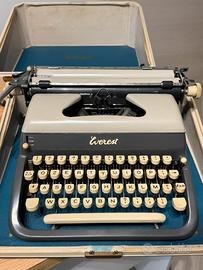 Macchina da scrivere vintage Everest De Luxe