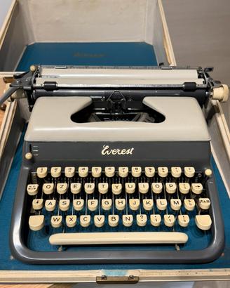 Macchina da scrivere vintage Everest De Luxe