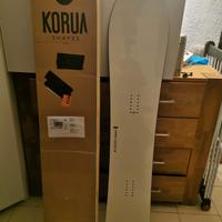 Korua shapes snowboard Cafè Race 164