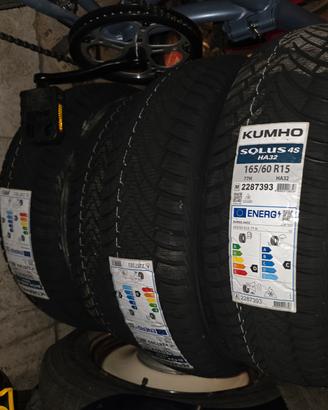 4 kumho 4 stagioni nuove dot 2026 165 60 r15