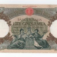 L. 5000 tipo marinare anno 1956 -