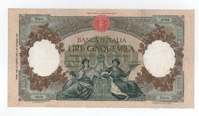 L. 5000 tipo marinare anno 1956 -