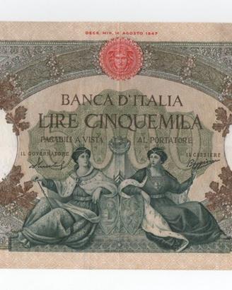 L. 5000 tipo marinare anno 1956 -