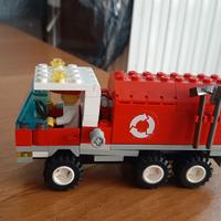  LEGO 6668 camion spazzatura rosso