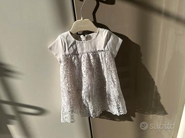 Vestitino Liu Jo bianco pizzo - cerimonia bimba