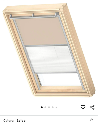 Nuova tenda doppia VELUX lucernario o finestra