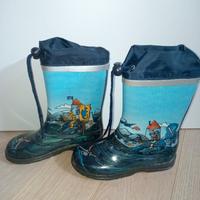 stivali di gomma pioggia bambino numero 29