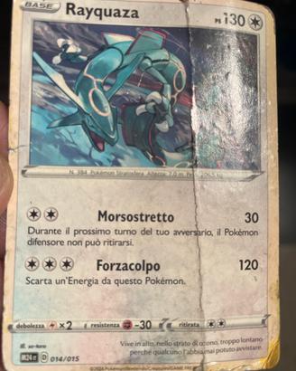 Carta da gioco Pokemon Rayquaza