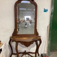 Consolle con specchiera ‘800 Luigi Filippo