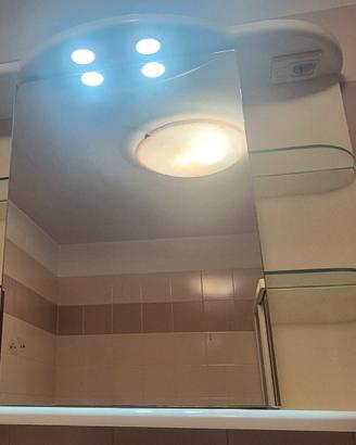 mobiletto per bagno con specchio