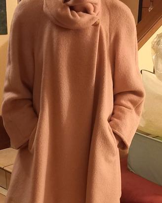 Cappotto donna rosa marca paola Antonini