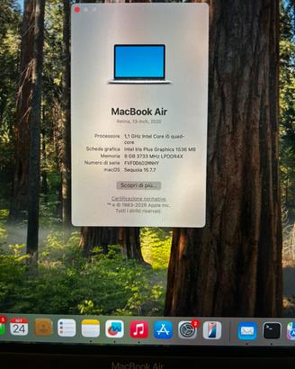 MacBook Air Retina 13” 2020 - Intel i5 - 8 Gb RAM