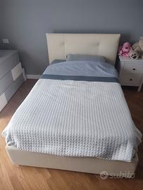 Letto + rete 1 piazza e mezza 