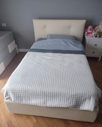 Letto + rete 1 piazza e mezza 