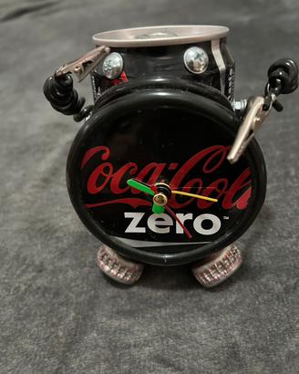 Recycled cans COCA -COLA ALARM CLOCK
