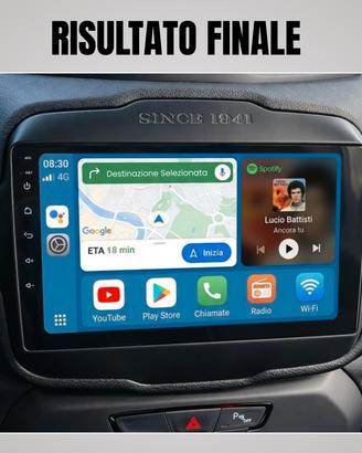 Jeep Renegade KIT COMPL. Autoradio android stereo