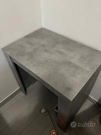 Tavolo consolle grigio cemento