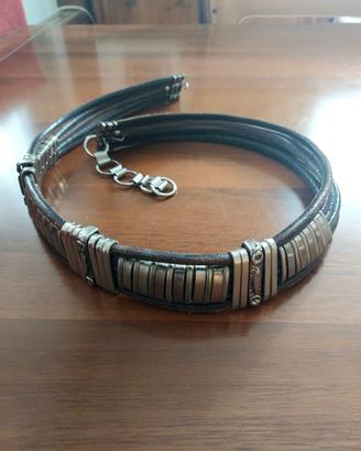 cintura vintage donna in cuoio