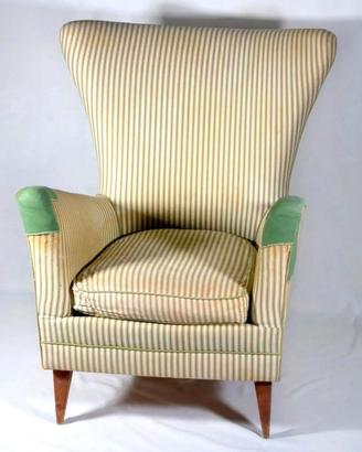Poltrona vintage italiana anni '60 design