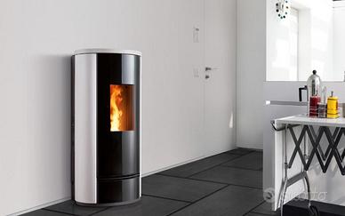 STUFA A PELLET PIAZZETTA MOD. P220T TOP NERO OPACO