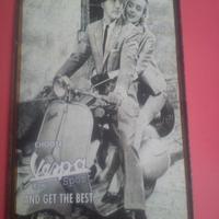 targa  metallica vintage  vespa