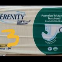 set di 3 pacchi di pannoloni per anziani  