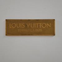 targa in ottone Louis Vuitton