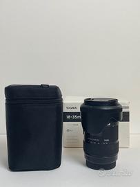 Sigma 18-35  1.8 -  Canon EF