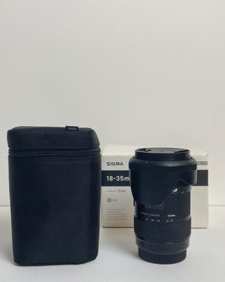 Sigma 18-35  1.8 -  Canon EF