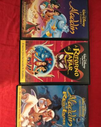 trilogia videocassette VHS Disney "Aladdin"