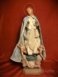 IMMACOLATA CONCEZIONE scultura policroma1700 PARMA