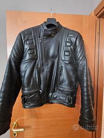 giacca moto pelle