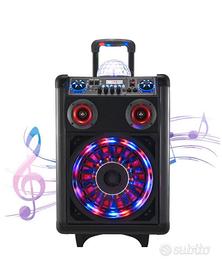 Cassa bluetooth trolly portatile