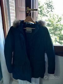 Parka donna blu.