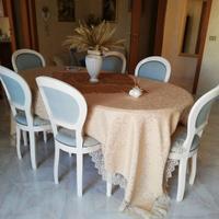 Mobili Sala da pranzo in legno bianco