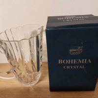 brocca in cristallo di Boemia