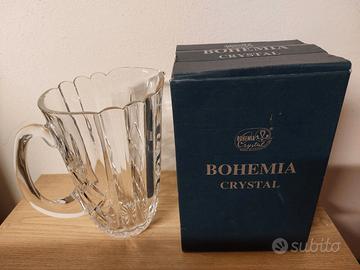 brocca in cristallo di Boemia