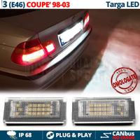 Luci TARGA LED CANBUS per BMW Serie 3 E46 COUPE'