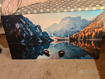 Quadro Lago di Braies