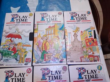play time videocorso in vhs a cartoni animati