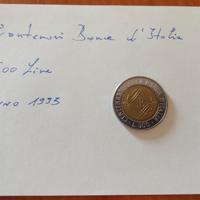 Moneta 500 lire Centenario Banca Italia 1893/1993