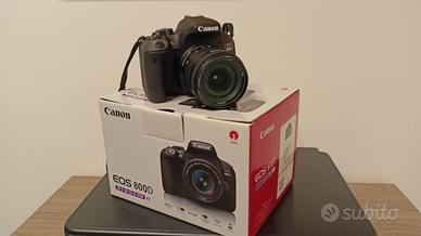 Kit Canon EOS 800D + Zoom 18-55mm