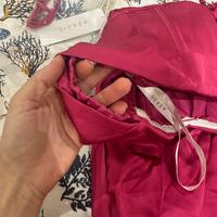 Vestito elegante fucsia lungo da cerimonia